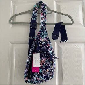 Vera Bradley Mini Sling Backpack in French Paisley